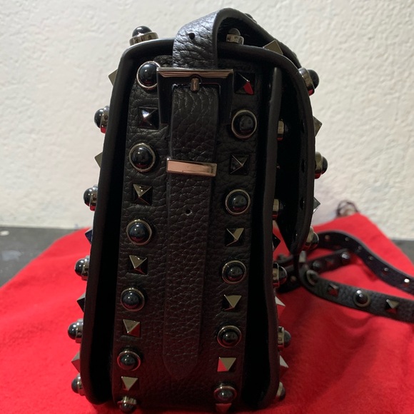 Black Valentino Rockstud Bag - Picture 4 of 10